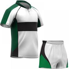 RUGBY UNIFORM WHITE GREEN